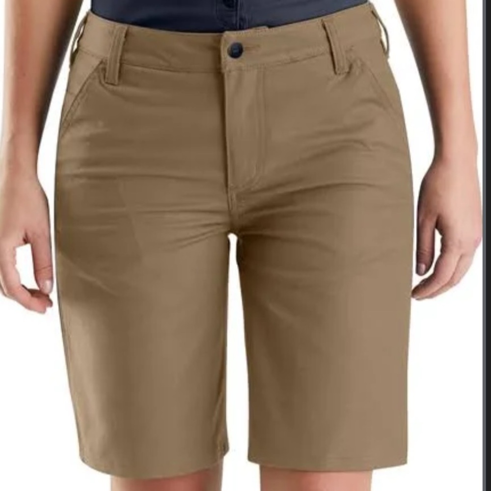 Carhartt Women’s 103103 Khaki Shorts Original Fit